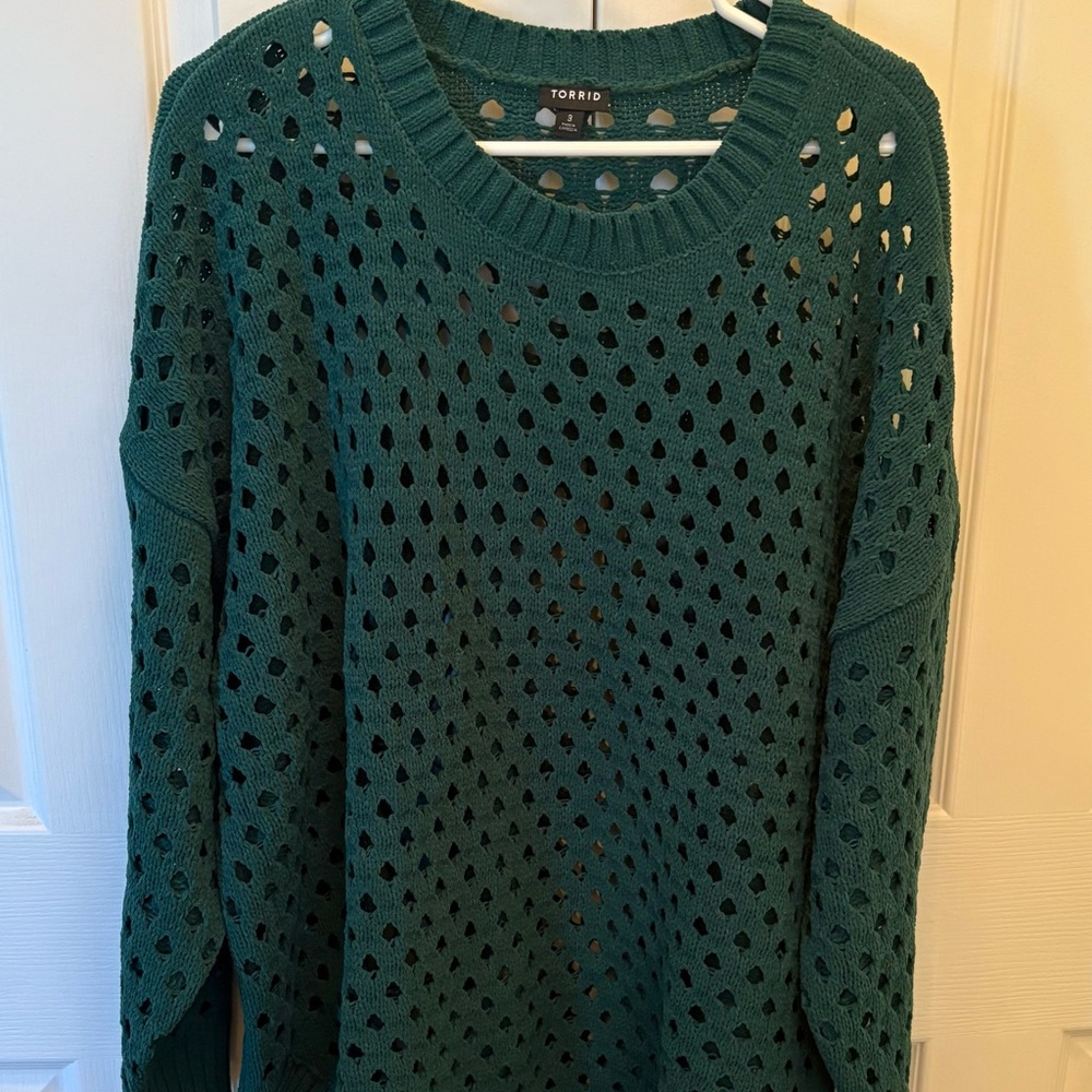 Torrid Women's Green Sweater